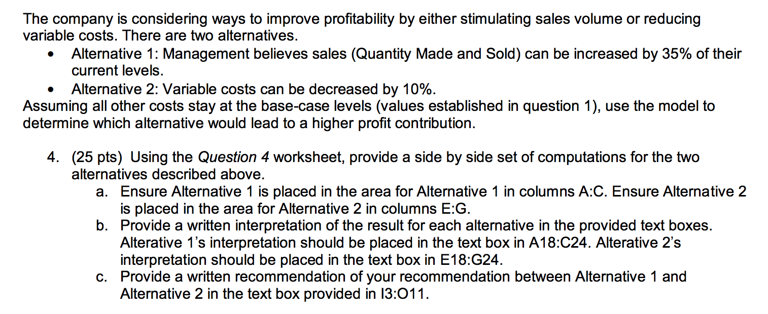 Problem: Shutter Plastics produces a variety of