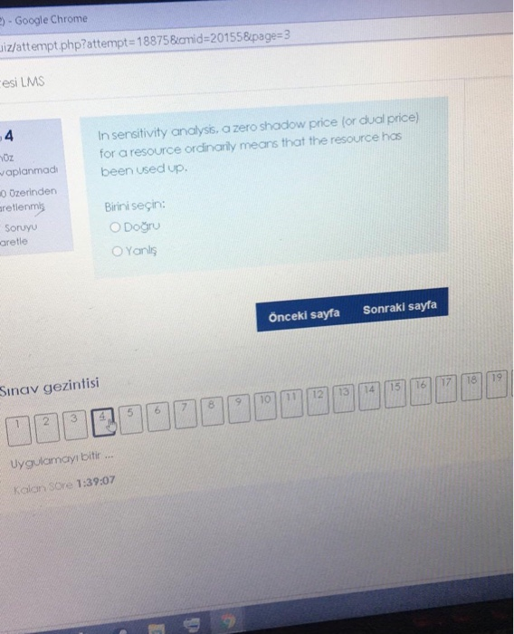 Soru 1 The graphical method of solving linear