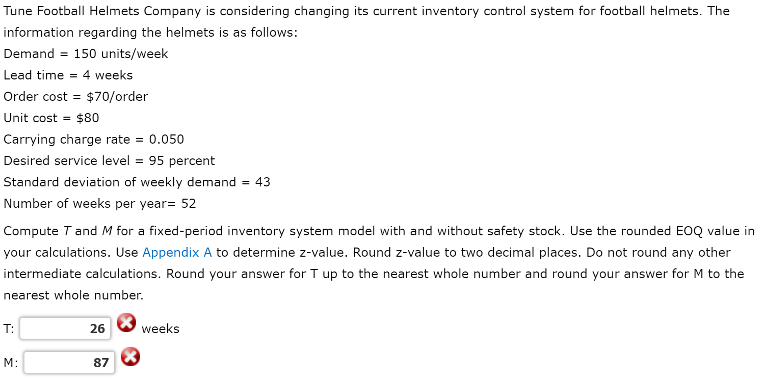 The answer for T is not 3 or 26 and the answer