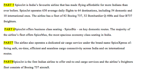 please paraphrase and explain each part alone , I