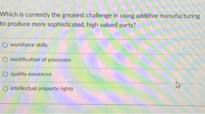 Which is currently the greatest challenge in