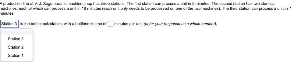 A production line at V. J. Sugumaran's machine