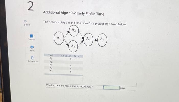 2 10 points Book Print References Additional Algo