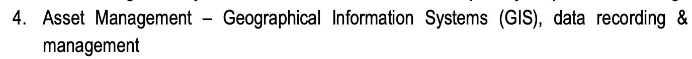 4. Asset Management - Geographical Information