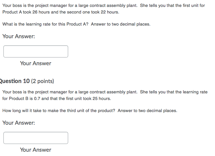 Your boss is the project manager for a large