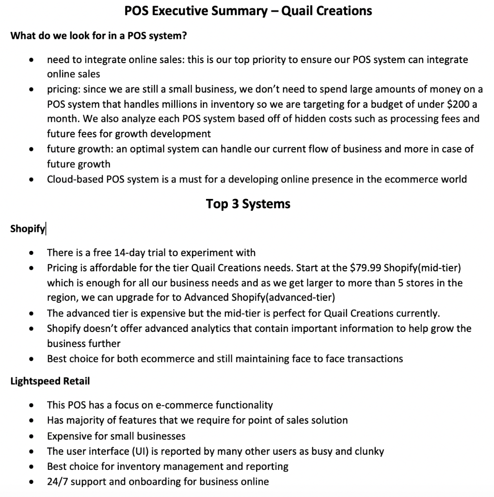 Rate this summary's overall readability Could the