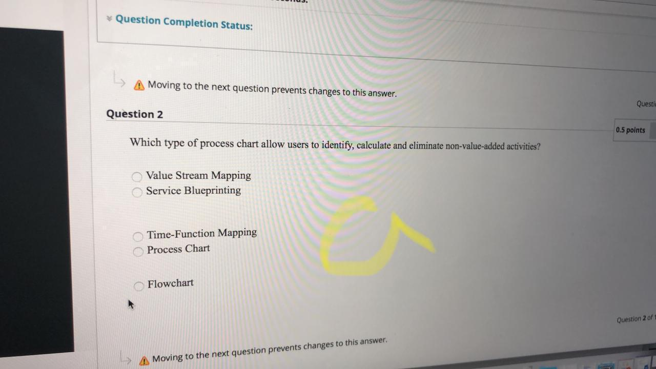 * Question Completion Status: > A Moving to the