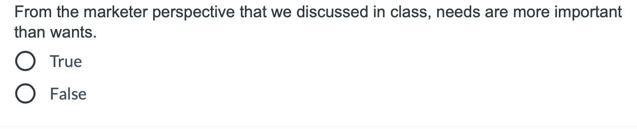 Strategic (value-based) segmentation is typically