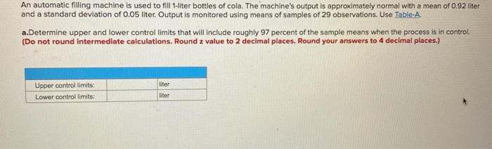 please answer the following Specifications for a