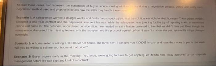 esay answer pls. 1/Read these cases that