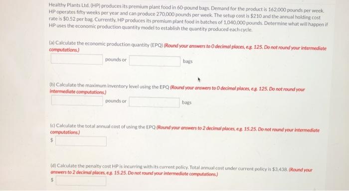 Healthy Plants Ltd. (HP) produces its premium