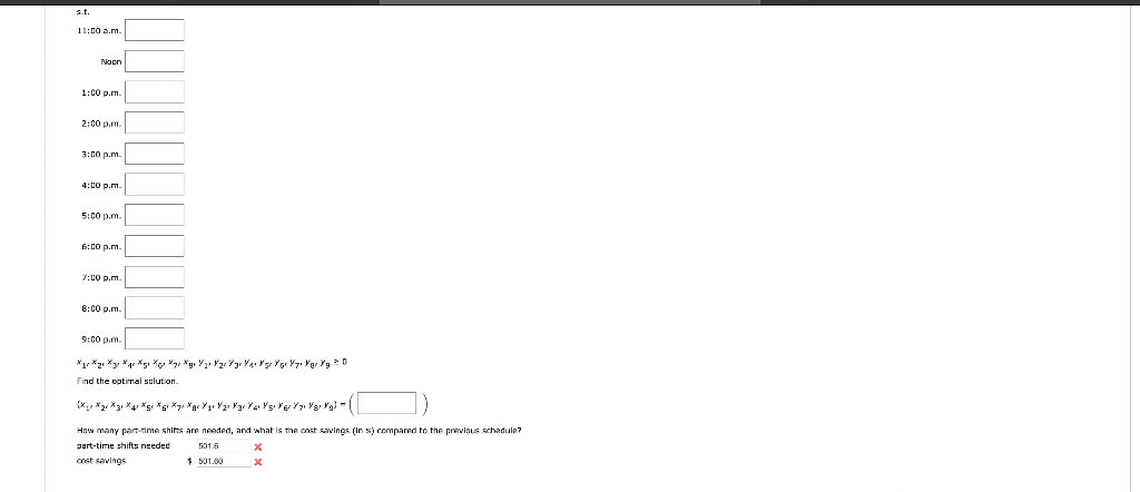 rate for the part-time employees is $7,60 per