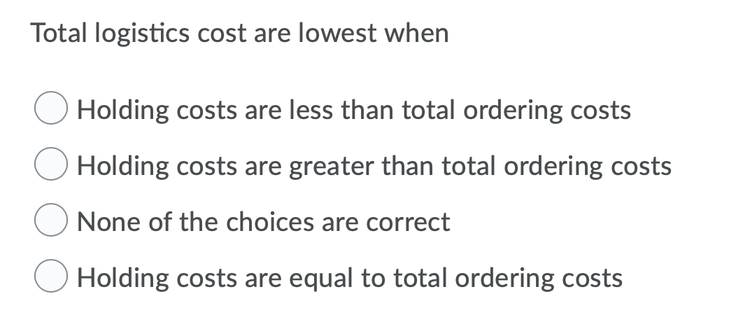Typically, as service levels rises, safety stock