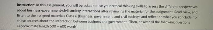 just #4 Instruction: In this assignment, you will