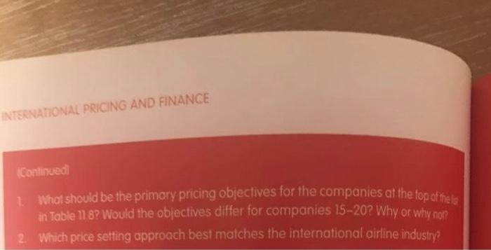 CASE 11 Pricing Air Travel In most of the world,