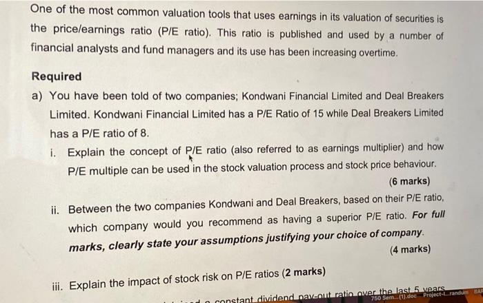 Question Two On 8th March, the day Zambia