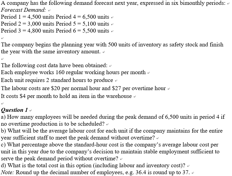 Please note that the 6 periods are defined as