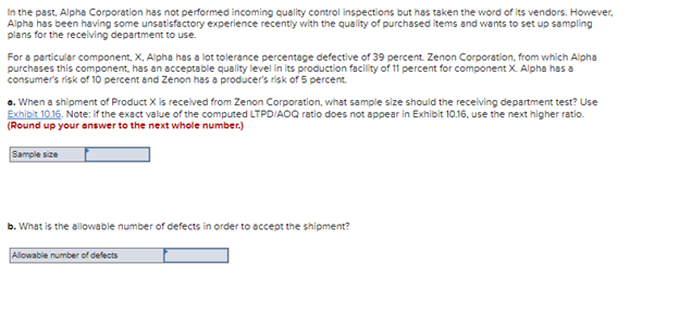 In the past. Alpha Corporation has not performed