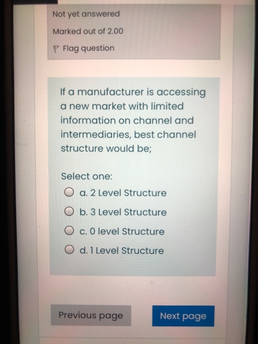 Marked out of 2.00 P Flag question JEEP Car brand