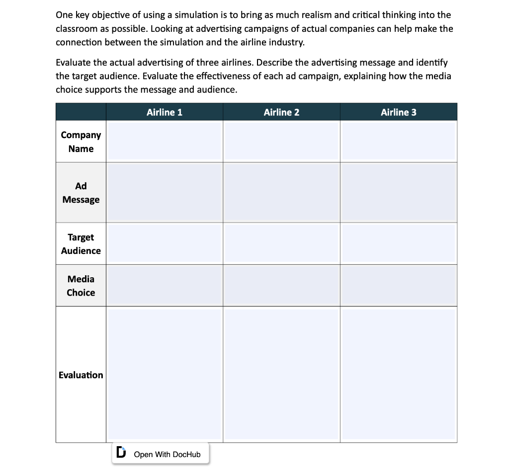 One key objective of using a simulation is to