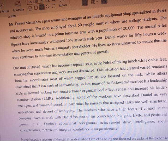 102.33% Rotate Picture Annotate Mr. Daniel Mensah