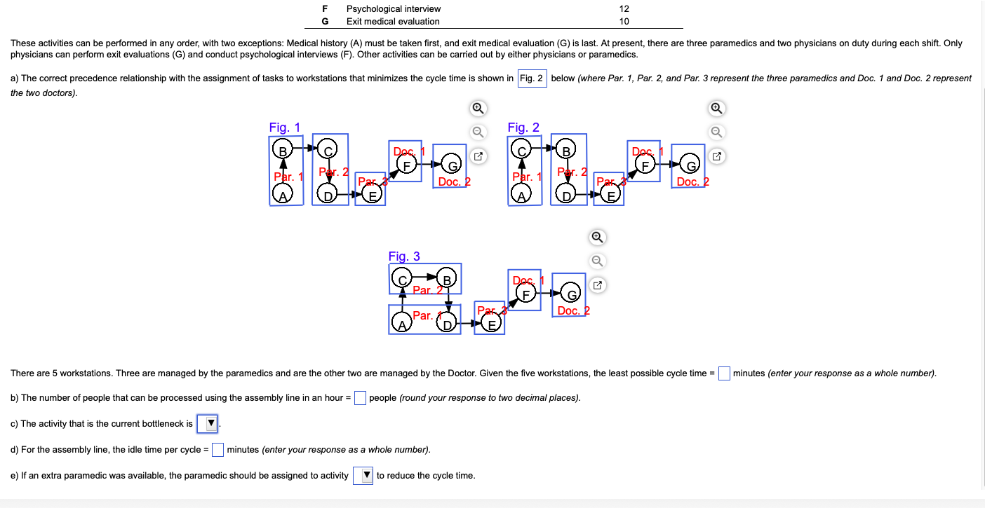 F Psychological interview Exit medical evaluation