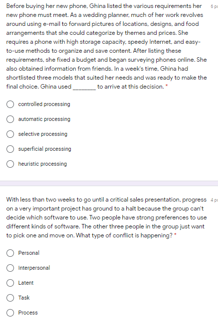 5 points Samira was at work when Lama, her