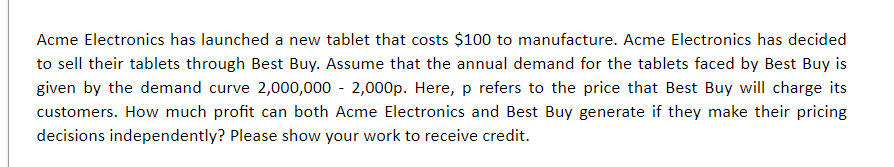 undefined Acme Electronics has launched a new