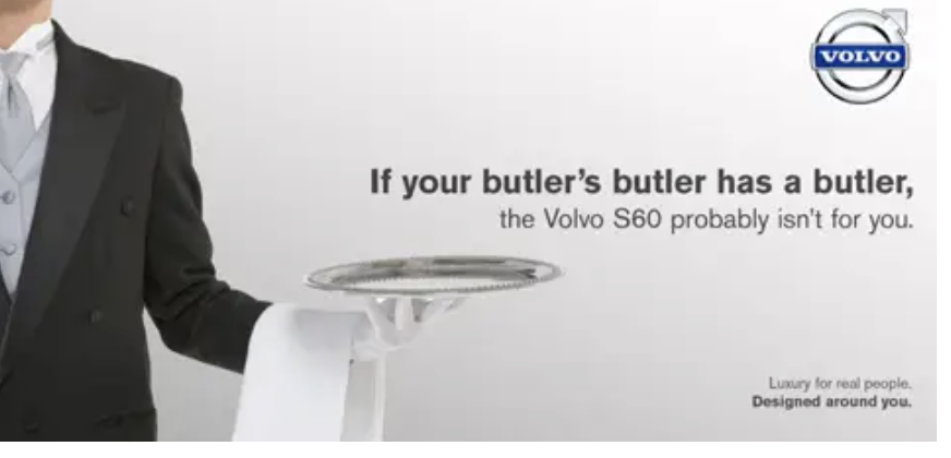 1. The following print advertisement is for