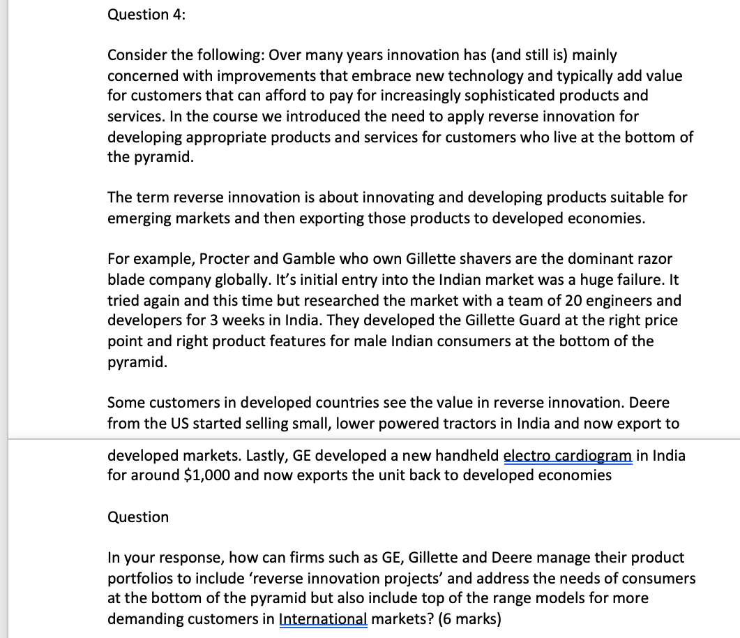 Consider the following: Over many years