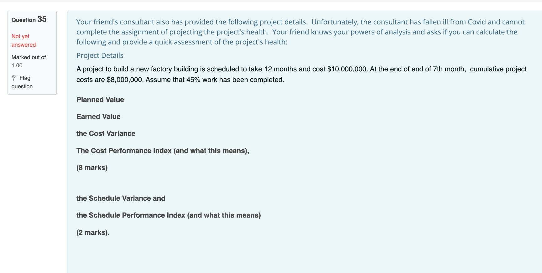 Question 35 Not yet answered Your friend's