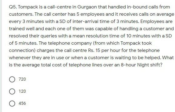 a) 720 b)120 c) 456 d)none of the above e)2400