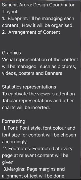 Sanchit Arora: Design Coordinator Layout 1.