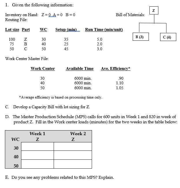 Please show work and explain the answer. 1. Given