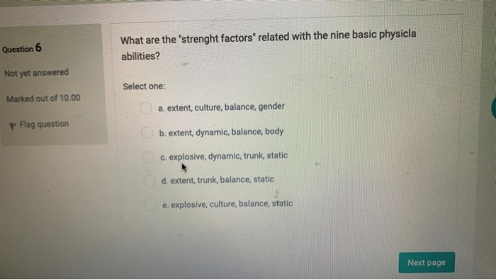 export Question 6 What are the 