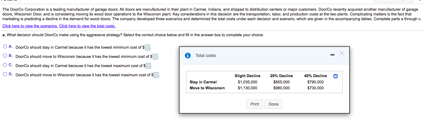 The DoorCo Corporation is a leading manufacturer