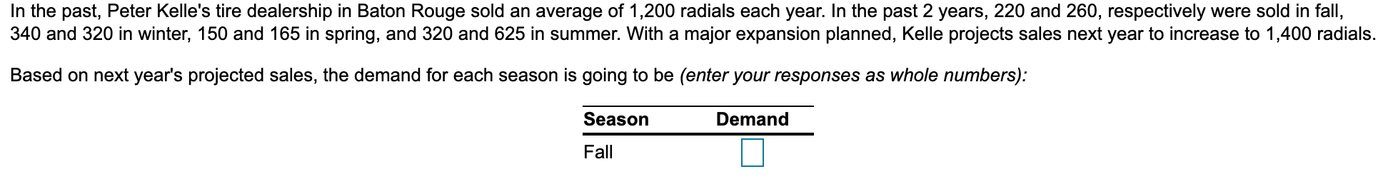 In the past, Peter Kelle's tire dealership in