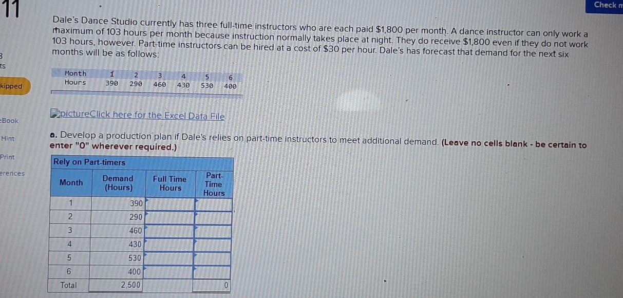 Check 11 Dale's Dance Studio currently has three