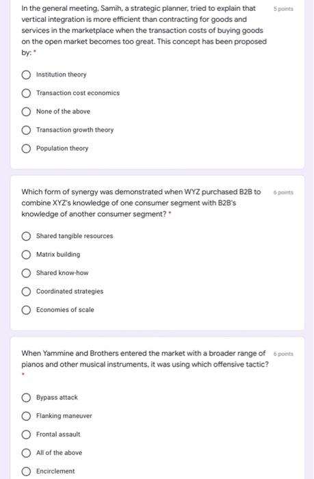 4 points Rather than evaluate a corporation using