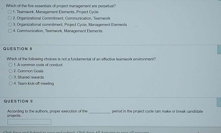 QUESTION 4 According to the text, building