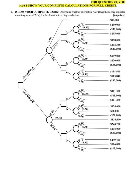 (SHOW YOUR COMPLETE WORK) Determine whether
