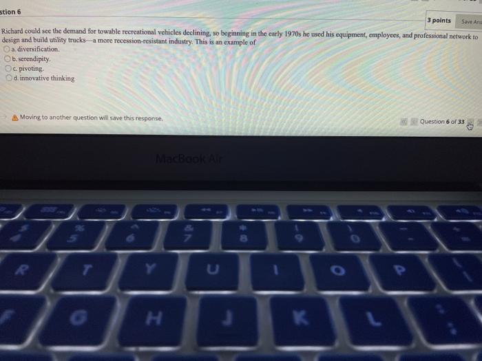 Save Answ A Moving to another question will save