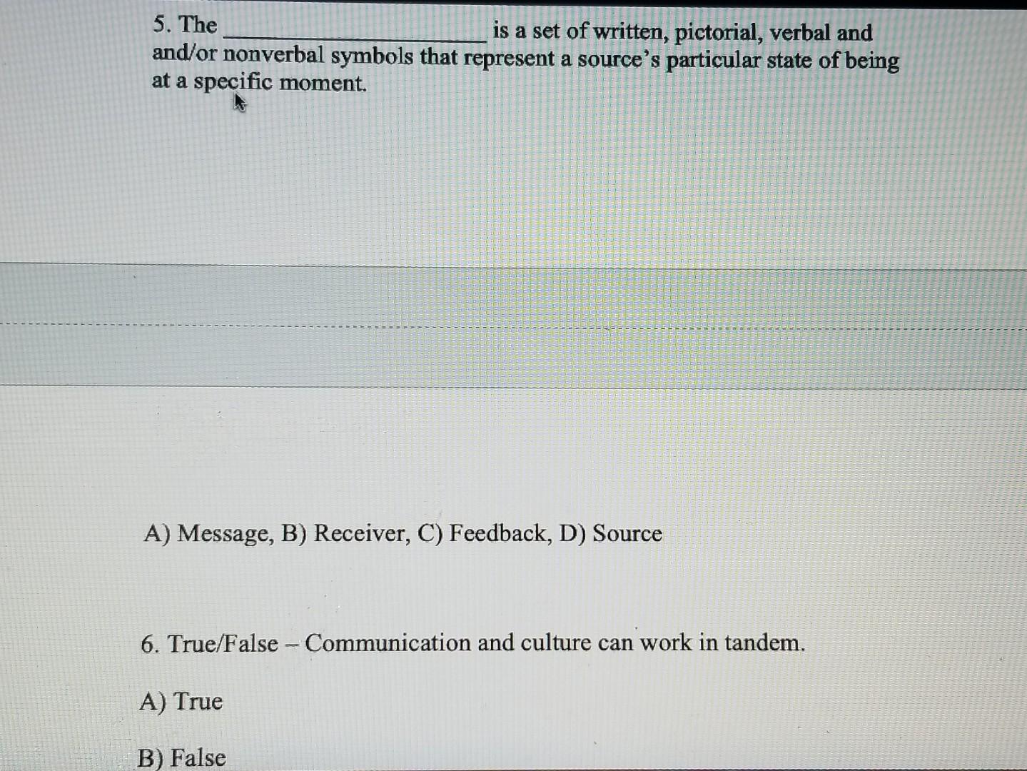 - 1.True/False - Globalization has created an