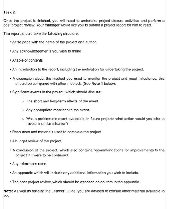 Base the following assignment and task 2, help me