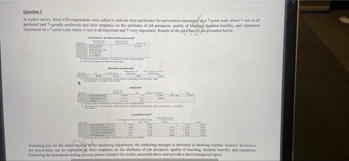 not too sure what I would do here Question 2 In a