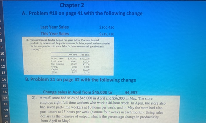 Chapter 2 A. Problem #19 on page 41 with the