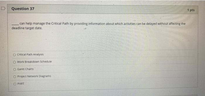 Question 35 An estimation technique characterized