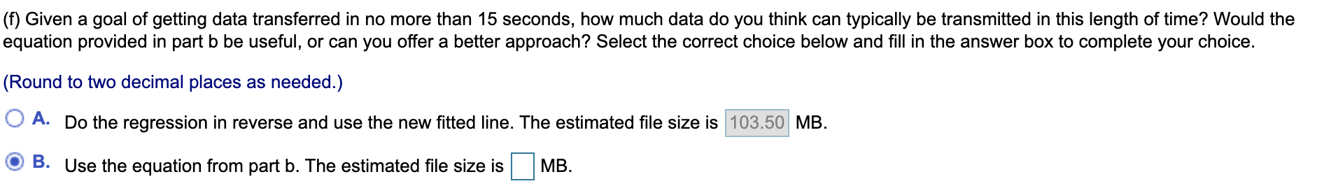 Data Table 3 File Size (MB) 21 57 84 79 23 21 31