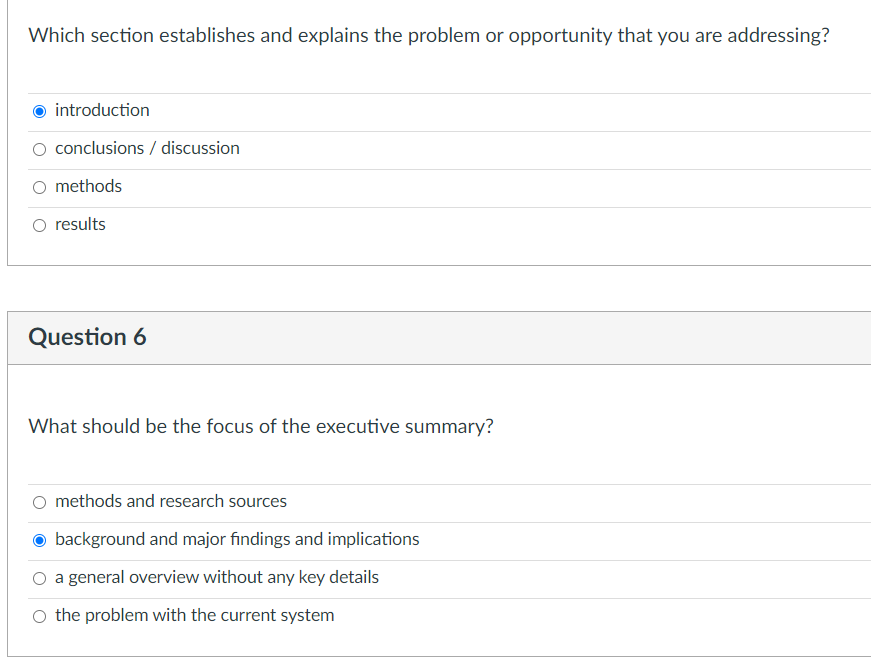 Which section establishes and explains the
