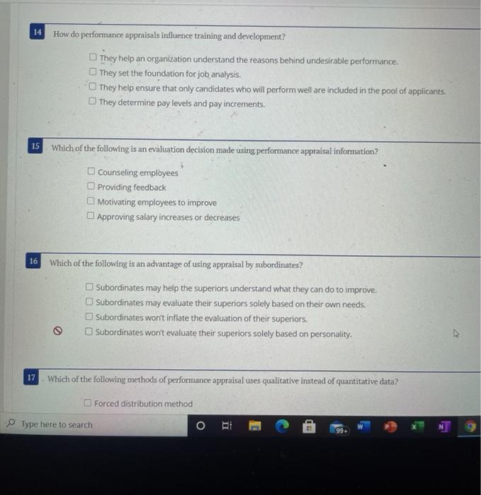 14 How do performance appraisals influence